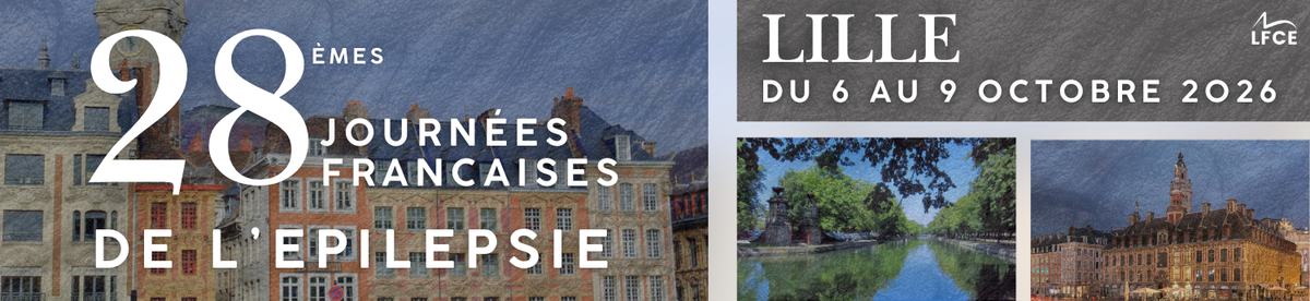 Journées françaises de l'épilepsie : 6-9 Octobre 2026